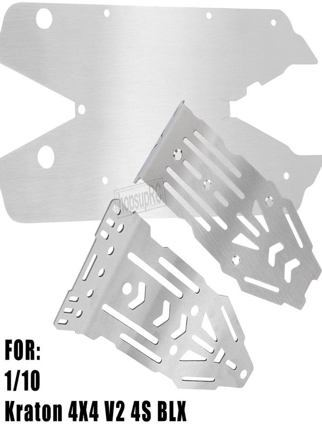 hopsupRC Upgrades Parts Chassis Armor Skid Plate for 1/10 Kraton 4X4 V2 4S BLX.Chassis Armor Crash Protection Hops Up. - Image 2